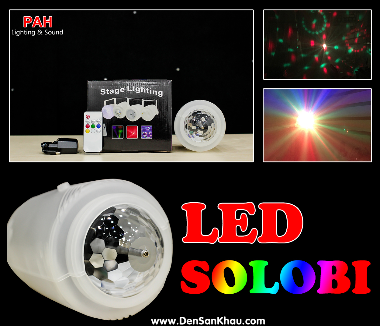 Đèn LED Sân Khấu Mini SoloBi